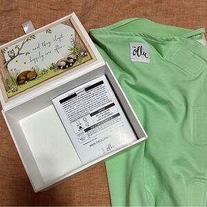 The Ollie Swaddle in Mint Green